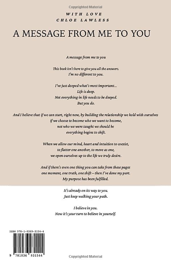 Be Comfortable Feeling Uncomfortable Back Cover