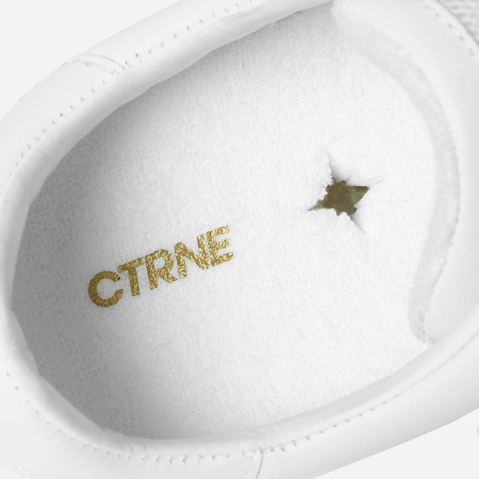 CTRNE crystal-infused sneaker artistic shot